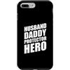 Cool And Funny Designs for Moms And Dads Custodia per iPhone 7 Plus/8 Plus Husband Daddy Protector Hero