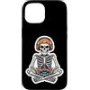 Skeleton Gamer Video Game Gaming Product Custodia per iPhone 15 Scheletro Gamer Videogioco Cuffie Gaming Ragazzi Adolescenti Bambini