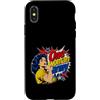 Girl Power Retro Kunst Selbstliebe State Custodia per iPhone X/XS One Woman Army Comic Pop Art forza autostima