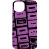 Vintage Analog Audio Outfits From the 80 Custodia per iPhone 15 Plus Mixtapes - Nastri musicali, motivo musicale, colore: viola