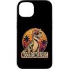 Retro Dinosaur Motherhood Graphic Collec Custodia per iPhone 13 MOONBEAM SARUS Retro Tramonto Festa della Mamma Vintage