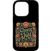 Retro Faith & Floral Scripture Designs Custodia per iPhone 14 Pro Choose Joy Philippians 4:4 Retro Floreale Cristiano Verso