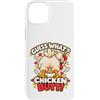 Guess What Chicken Butt Funny Chicken Hu Custodia per iPhone 14 Plus Guess What Chicken Butt Funny Chicken Humor Chicken Meme