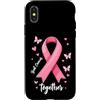 Beat Cancer Together Awareness Apparel C Custodia per iPhone X/XS Battere il cancro insieme consapevolezza del cancro