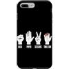 Rock Paper Scissors Table Saw Carpenter Custodia per iPhone 7 Plus/8 Plus Sega da tavolo Rock Paper Scissors - Divertente gioco per la lavorazione del legno