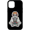 Skeleton Gamer Video Game Gaming Product Custodia per iPhone 12/12 Pro Scheletro Gamer Videogioco Cuffie Gaming Ragazzi Adolescenti Bambini