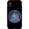 Skeleton Gamer Video Game Products Custodia per iPhone X/XS Scheletro Gamer Videogioco Cuffie Gaming Ragazzi Bambini Adolescenti