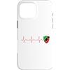 SAINT KITTS AND NEVIS Heritage & Patriot Custodia per iPhone 16 Pro Max SAINT KITTS E NEVIS Bandiera Battito cardiaco ECG Patriottico Nazionale