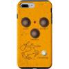 Guitar Pedal Effects Stomp Box Graphics Custodia per iPhone 7 Plus/8 Plus Effetto chitarra Overdrive Pedale Stompbox Design