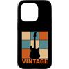 Sunset Guitarist Vintage Musician Custodia per iPhone 15 Pro Retro Guitarist Sunset Vintage Electric Guitar