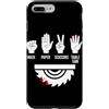 Rock Paper Scissors Table Saw Carpenter Custodia per iPhone 7 Plus/8 Plus Sega da tavolo Rock Paper Scissors, divertente falegname