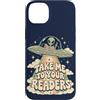 Book Nook Corner Custodia per iPhone 14 Plus Alien Lettura Citazione Carino Libro Amante Lettore