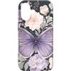 Graziosi disegni floreali Custodia per iPhone 17 Giardino Fiorito Con Farfalla Viola