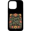 Retro Faith & Floral Scripture Designs Custodia per iPhone 15 Pro Max Choose Joy Philippians 4:4 Retro Floreale Cristiano Verso