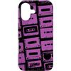 Vintage Analog Audio Outfits From the 80 Custodia per iPhone 17 Mixtapes - Nastri musicali, motivo musicale, colore: viola