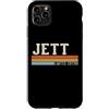 Retro Vintage Personalized Family Names Custodia per iPhone 11 Pro Max JETT Retro Vintage Uomo Bambini Ragazzi Nome