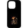 Courage Over Giants Faith Custodia per iPhone 15 Pro David E Golia Guerriero Fionda Coraggio Biblico Arte