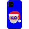 gossip rag Custodia per iPhone 11 christmukkah Babbo Natale divertente hanukkah ebraico natale