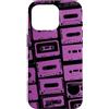 Vintage Analog Audio Outfits From the 80 Custodia per iPhone 16 Pro Mixtapes - Nastri musicali, motivo musicale, colore: viola