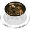 Christmas Season Merry Huntmas Caccia Babbo Natale Cane Cacciatore PopSockets PopGrip per MagSafe