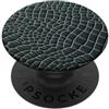 Alligator Grips Dark Green Crocodile Alligator Print PopSockets PopGrip Adesivo