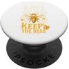 Apicoltore Miele Regali SAVE THE BEES KEEP THE BEES Apicoltore Miele PopSockets PopGrip Adesivo