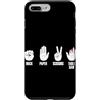 Rock Paper Scissors Table Saw Carpenter Custodia per iPhone 7 Plus/8 Plus Rock Paper Forbici da tavolo sega divertente falegname lavorazione del legno