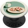 Cocoa Season Press Biscotti alla crema e un bicchiere di latte per gli amanti del Natale PopSockets PopGrip Adesivo