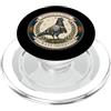 Urban Feather Watch Pigeon Patrol osserva sempre l'umorismo vintage birdwatching PopSockets PopGrip per MagSafe