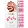 Nailog Adesivi Unghie Gel UV - 20pcs Unghie Finte Adesive,Smalto Adesivo Per Unghie,Adesivi Unghie,Stickers Unghie Nail Art,lunga durata Unghie Gel Nails Starter Kit,Season
