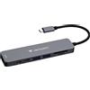 Verbatim Hub Usb-C Verbatim 32158 7 porte HDMI Grigio [32158]