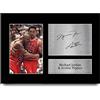 HWC Trading A4 Michael Jordan & Scottie Pippen Chicago Bulls Regali Stampati Autografo Firmato Immagine Per Gli Appassionati Di Basket Memorabilia, per Ufficio
