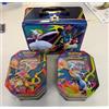 Game Vision POKEMON Carte CHARIZARD EX X Y etc. Lotto Tin Box MEGA LUCARIO Mint VEDERE FOTO