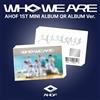 K-POP AHOF 1° Mini Album [CHI SIAMO] QR ALBUM Ver. Scheda QR + immagine 9ea +...