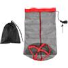 TAZIZI Shoreline Fish Keeper per i pescatori del lago | Rete pieghevole in nylon con chiusura a coulisse, picchetto da terra, borsa per riporre oggetti