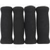 VICASKY 4 Pezzi Manopole Manubrio Bici 22mm 110mm in Chemigum Nere | Comfort al Tatto, Bassa Conducibilità Termica, Leggere, Assorbono Vibrazioni, per Manubrio e Impugnatura Bici