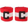 TOYANDONA 2 Pezzi Bracciale Calcio Regolabile in Nailon | Elastico con Chiusura a Strappo, Bordi Cuciti Fini, per Allenamento e Partite di Squadra