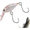 Zehboise Esche da Pesca Crankbait con Ami | Esca Artificiale Galleggiante a Cucchiaino per Luccio Persico Luccio Pesce Gatto Persico Barca