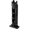 Oxxggkao Shoreline - Organizer per canna da pesca | Tubo di supporto aperto superiore con base di montaggio, struttura in ABS, altezza 28 cm, esterno