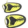Tomantery Pinne Palmate per Nuoto, Pinne a Paletta in TPR per Immersioni | Racchette da sub con cinturini in silicone, regolabili per uomo e donna, 2 misure per l\'allenamento