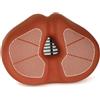 Jotekonoby Cuscino per sella da ciclismo, spesso, lungo, per ciclismo | Pelle PU per superficie, resistente all'acqua, facile da pulire, anti-usura, nero o marrone