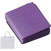 Generic Tappetino da yoga portatile, antiscivolo, resistente agli strappi, 6 mm | Pad fitness compatto e leggero per palestra, esercizio, all'aperto, picnic, allenamento