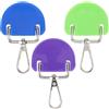 TOPPERFUN 3 Pezzi Clip per Attrezzatura da Kayak con Moschettone | Plastica e Gancio Metallico, Installazione Semplice, Spazio Extra sulla Superficie, per Borse Impermeabili e Tavole Sup