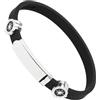 Frfik Bracciale antistatico, lunghezza 24 cm, cinturino in silicone | Portatile, eliminatore statico, braccialetto sportivo, impermeabile, unisex