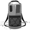 TAZIZI Surf Trip Dry Bag Zaino con PVC Roll Top | Tasca frontale in rete e cinghie regolabili per viaggi in kayak, viaggi in spiaggia, escursioni e campeggio
