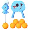 Generico Door Games For Kids Hangable 35.43 Inches Adjustable Table Tennis Trainer | With Racket And Balls Adjustable 35.4Door Ball Game For Two Player Enhanced Coordination Family Boys Girls Teens Party Indoor