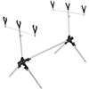 Baoblaze Supporto per Canne da Pesca Stabile | Portatile, Reggicanna con Picchetti, Regolabile, Supporto per Carpa