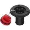 Toyvian Tappo Serbatoio Carburante Barca Catena, Plastico Φ38mm Rosso | Chiusura Sicura per Serbatoi Marini e Rv, Montaggio, per Rifornimento in Banchina e Manutenzione