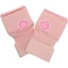 POPETPOP Fasce per Mani da Boxe in Gel Rosa, Mezze Dita Ergonomiche | Struttura Interna Traspirante, Imbottitura in Gel, Stabilità del Guanto, per Kickboxing e Sacco