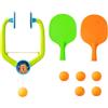 Generisch Set di allenamento da ping pong da appendere, regolabile in altezza, con 2 racchette e 6 palline, gioco da ping pong portatile, per coordinazione, gioco al chiuso, salvaspazio, regalo per giovani